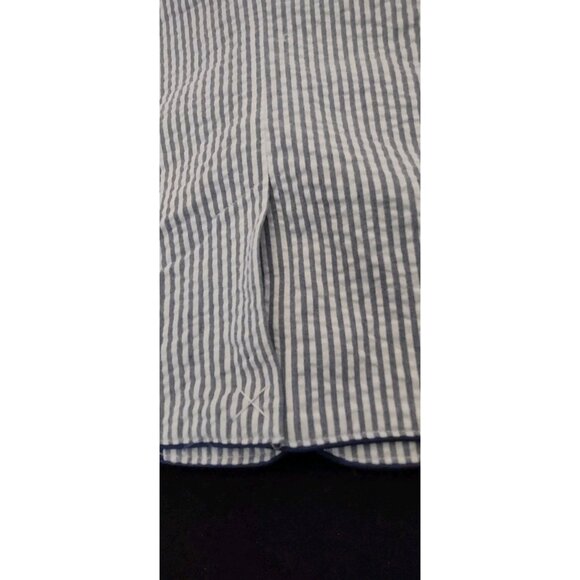 Isaac Mizrahi LIve! Sport Suit Jacket Blue White Button Core Size 8 - Picture 8 of 10